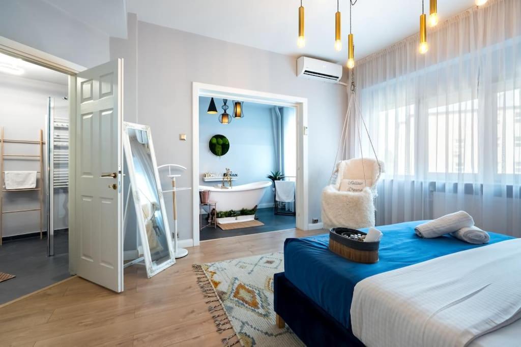 Intercontinental Apart - Massage Terrace Fireplace Бухарест Экстерьер фото